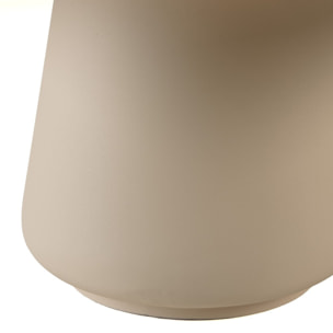 JAMES - Table basse 70x70cm en manguier pied métal ivoire JAMES (2 COLIS)