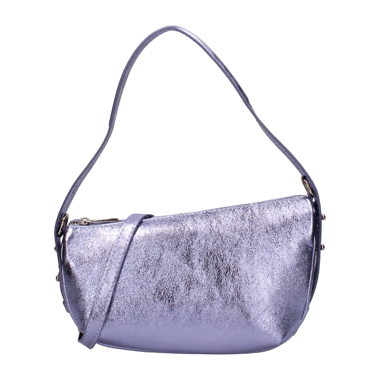 Borsa a spalla da donna In Vera pelle Made in Italy 26x15x10 cm