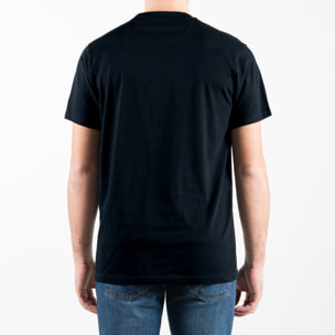 T-shirt basic maniche corte con logo ricamato