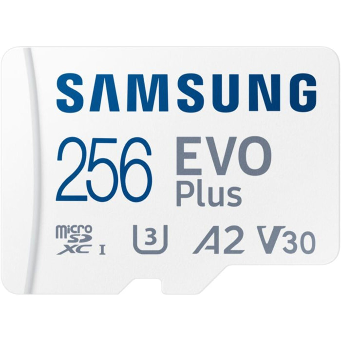 Carte Micro SD SAMSUNG 256Go Evo plus avec adaptateur