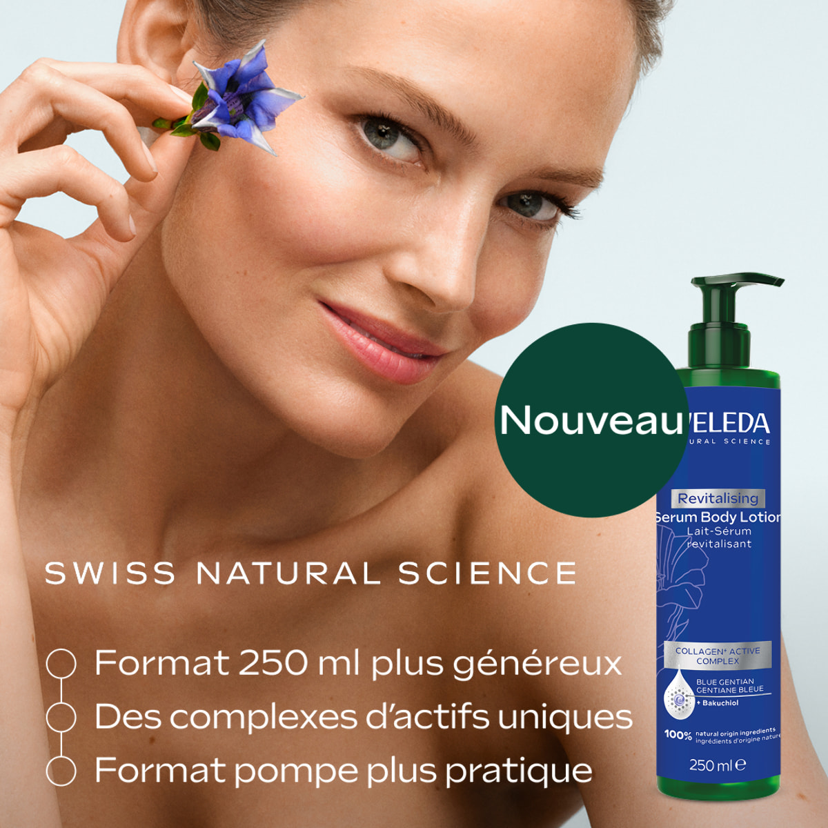 WELEDA - Lait-Sérum revitalisant Gentiane Bleue - 250 ml