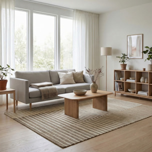 Tappeto arredo Neon fango CON FONDO ANTISCIVOLO