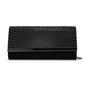 Bolso de fiesta negro con brillantes