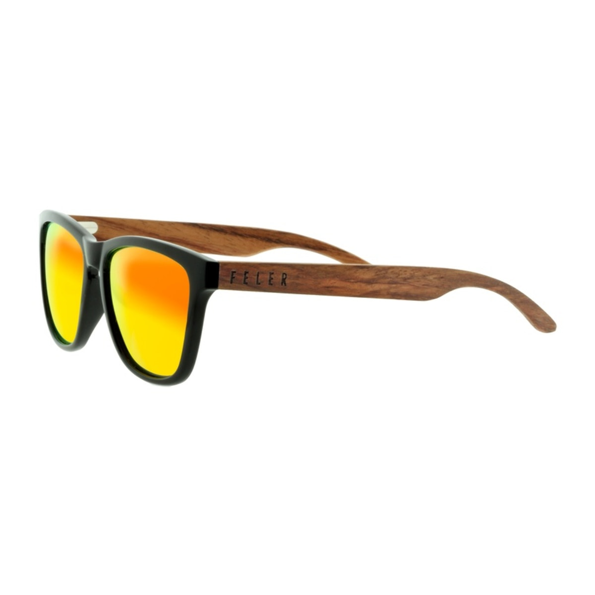 Gafas de Sol Feler 1505M-5 - RED Polarizadas de Madera Unisex 52 mm