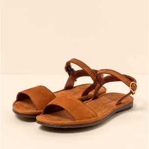 Sandalias N5693 NOBUCK LAVADO CUERO / TULIP color Cuero