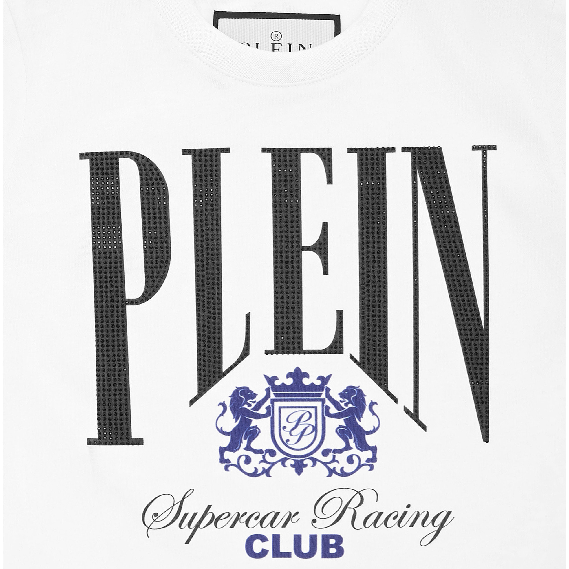 PHILIPP PLEIN T-Shirt Round Neck Ss RACING