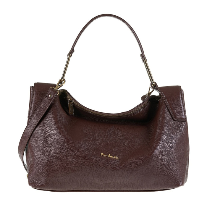 Borsa a spalla da donna Made in Italy - Modello Erisma Lux - 100% pelle - 39.0 x 23.0 x 12.0 cm