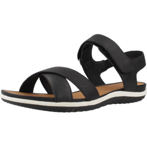 Sandalias Mujer de la marca GEOX  modelo D SANDAL VEGA NEGRO