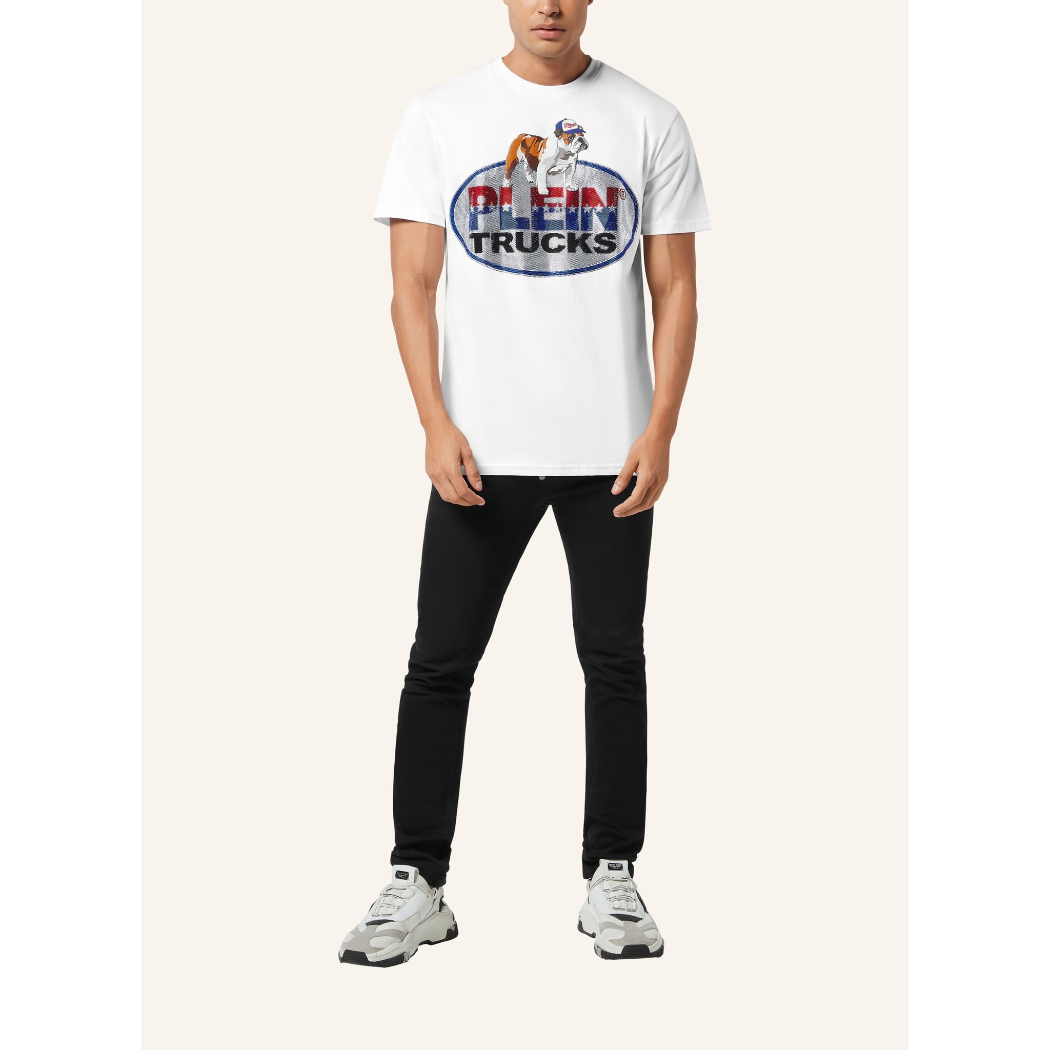 PHILIPP PLEIN Camiseta Cuello Redondo Ss Bulldog