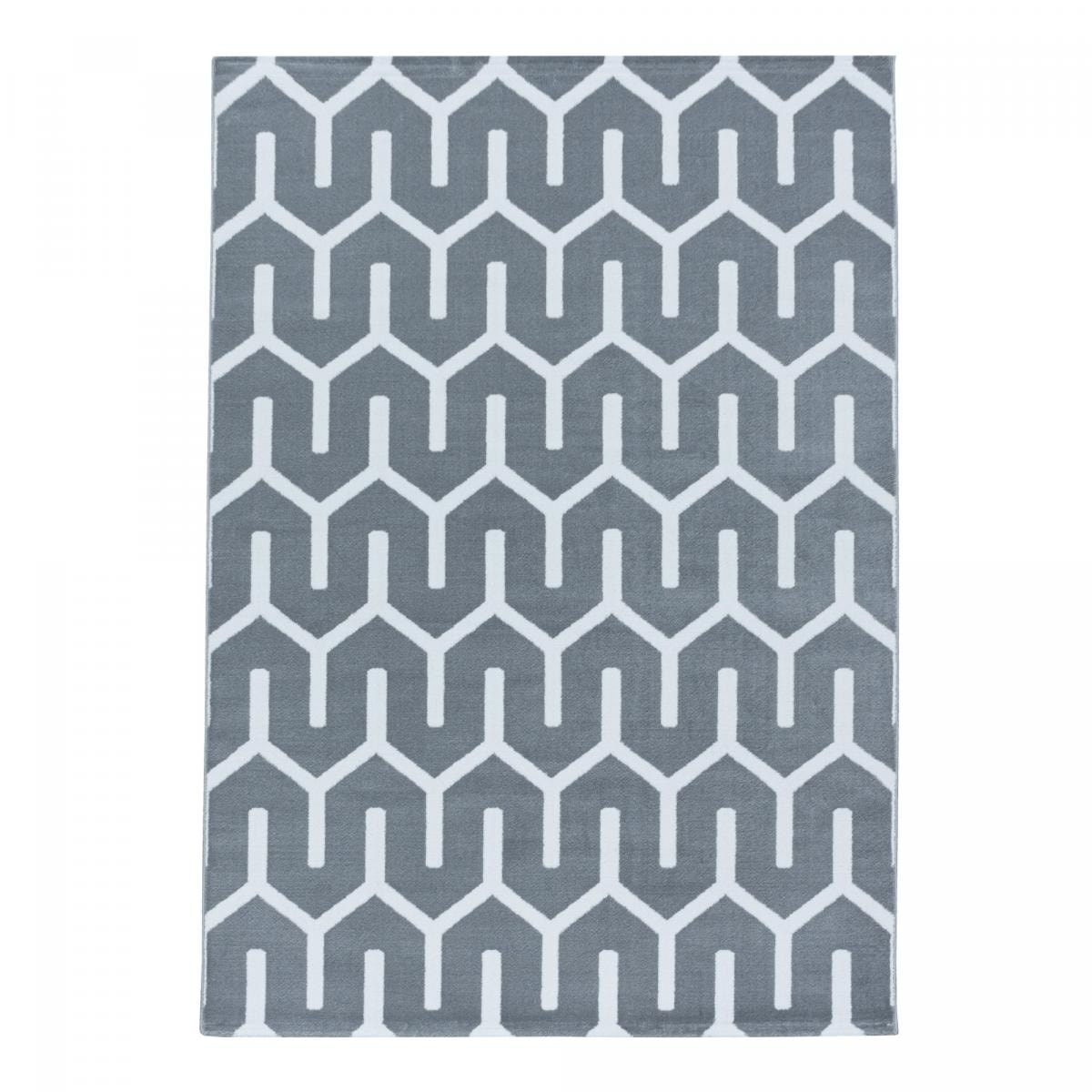 Tapis salon et chambre tissé motif scandinave FOBO