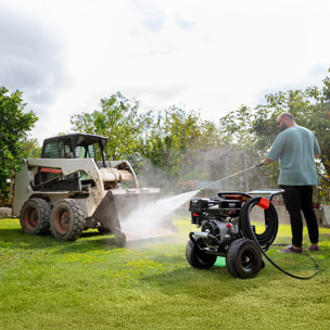 Hidrolimpiadora con motor gasolina 4 tiempos de 210cc 8cv - Greencut JET380X