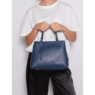 Borsa a mano da donna Made in Italy - Modello Novara Ultra - 100% pelle - 28.0 x 21.0 x 12.0 cm