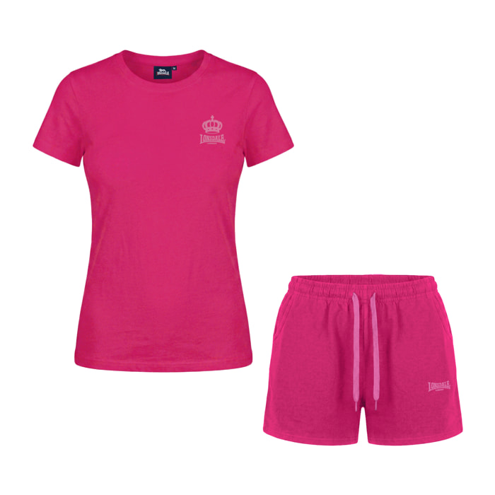 Completo Set Donna LONSDALE Cotone Corto