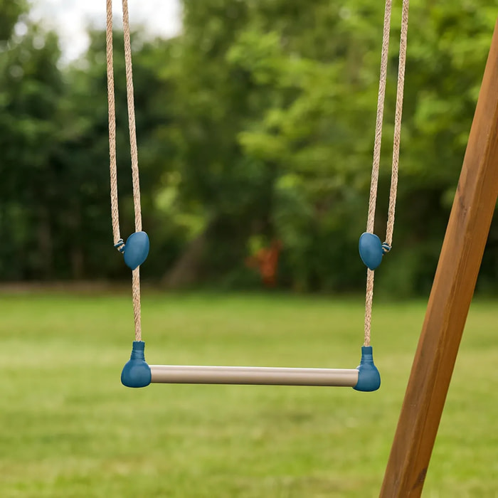 Trapèze métal bleu/sable pour portique 3,00 / 3,50 m