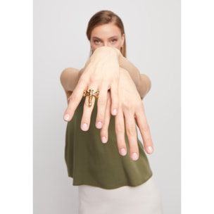 Anillo SER REBELDE DORADO 15