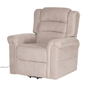 Fauteuil électrique inclinable BERNIE taupe