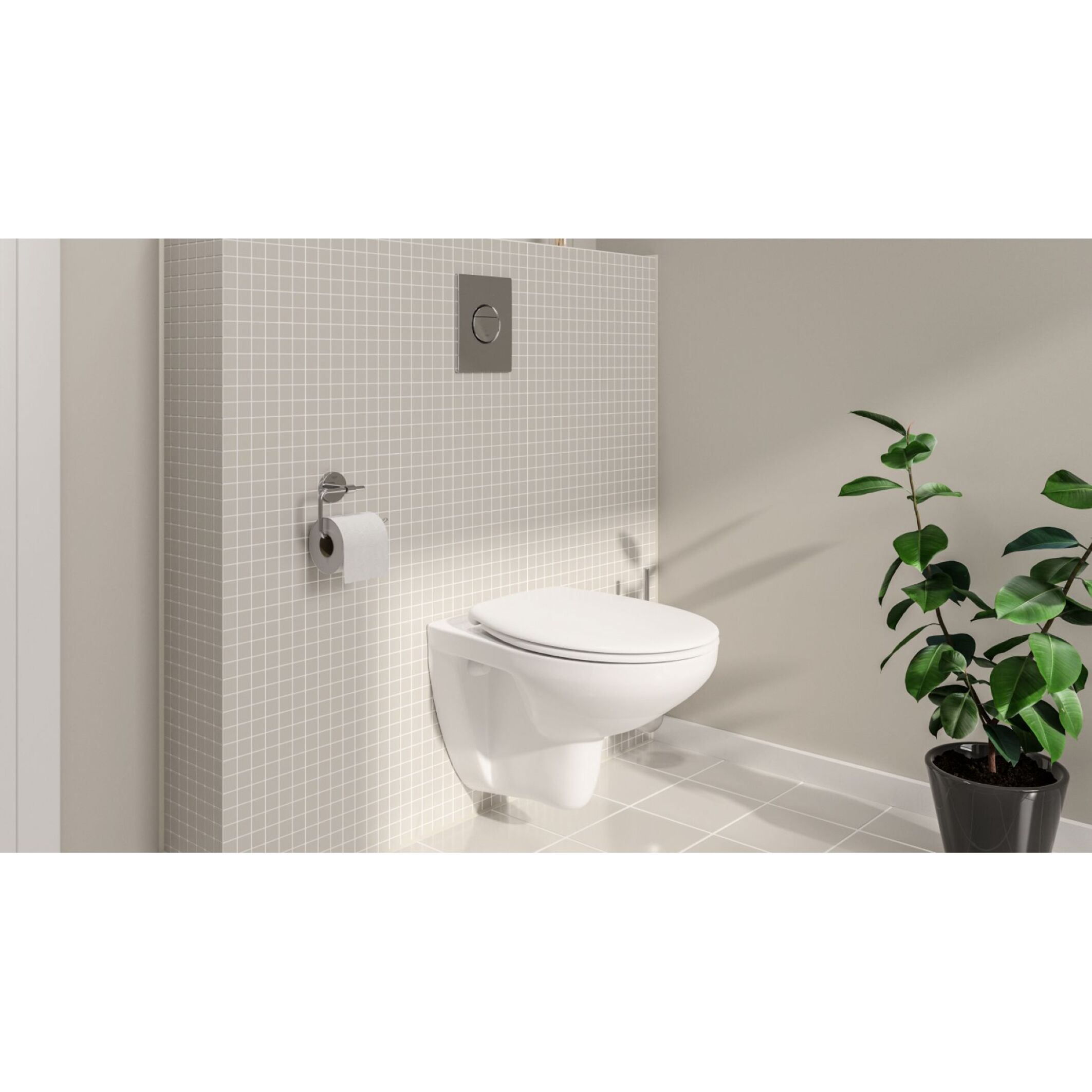 GROHE Bau Céramique Set WC suspendu sans bride