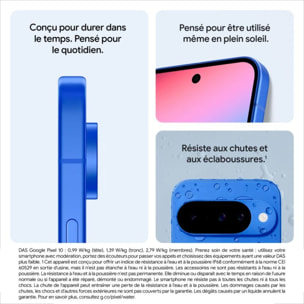Smartphone GOOGLE Pixel 10 Indigo 256Go