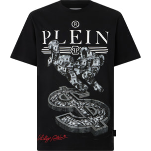 PHILIPP PLEIN Camiseta de cuello redondo y manga corta TEDDY