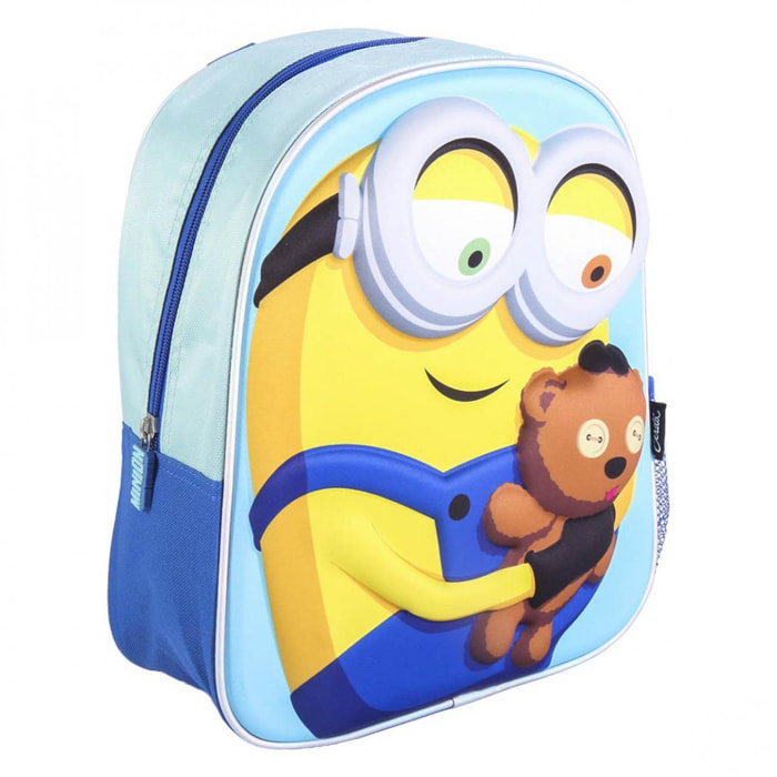 Zaino Asilo 3D Minions Lui Minion Multicolor