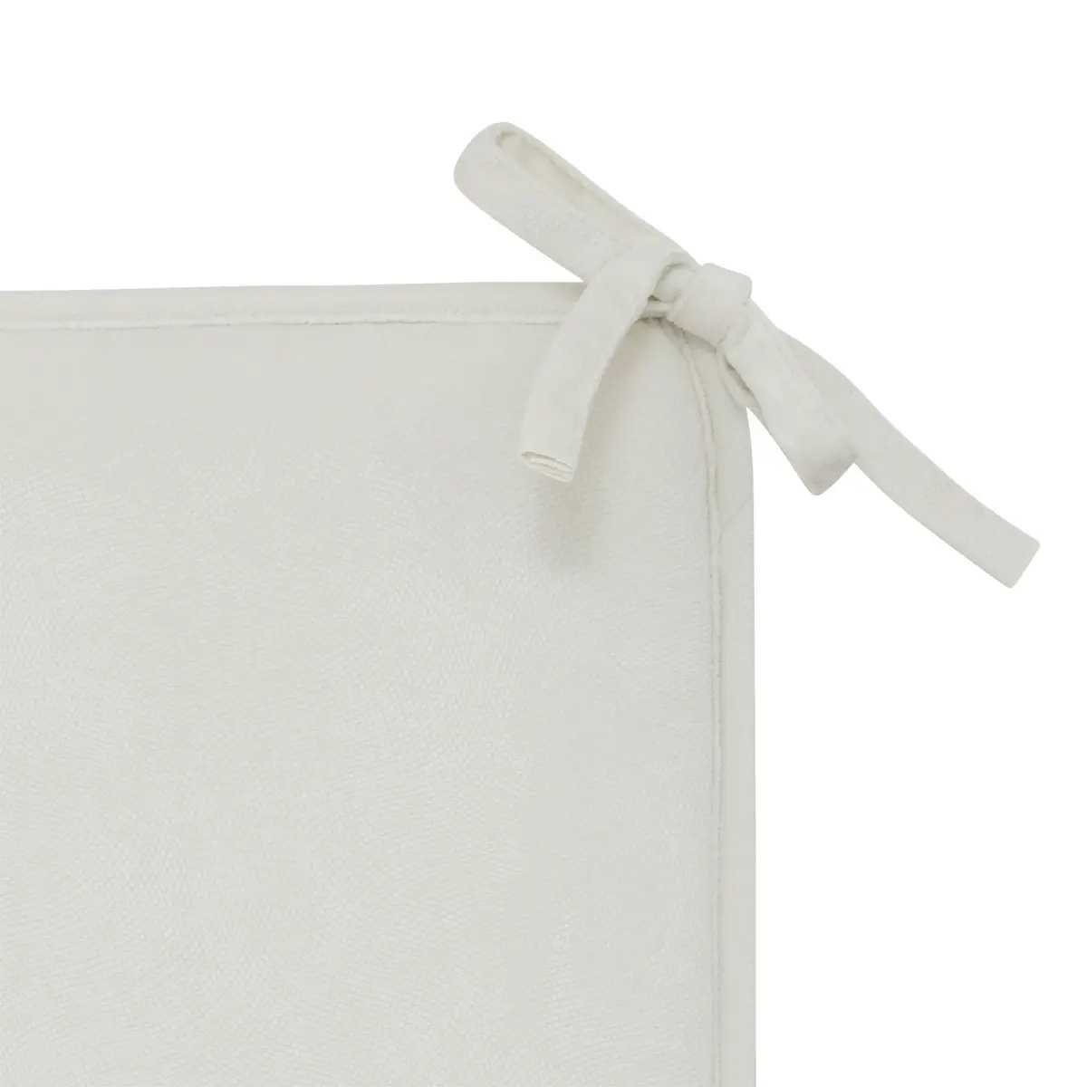 Galette de chaise Lilou ivoire 38x38cm