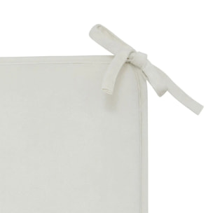 Galette de chaise Lilou ivoire 38x38cm