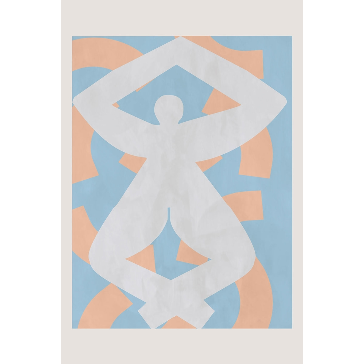 Tableau pastel et courbe Tableau plexiglas