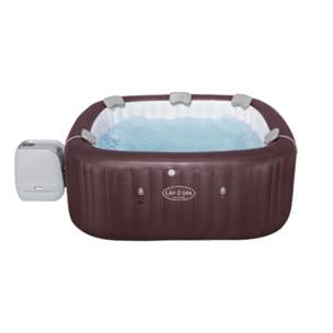 Bestway Spa gonflable carré Lay-Z-Spa Maldives Smart Luxe HydroJet Pro avec WiFi 5-7 personnes