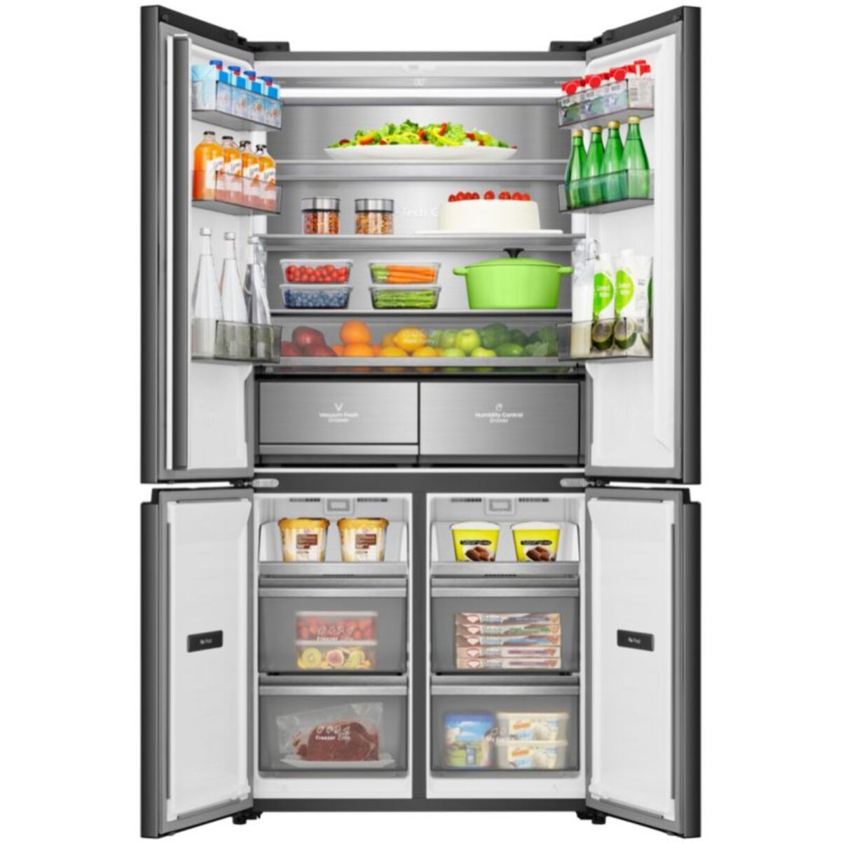Réfrigérateur multi portes HISENSE RQ768N4GBE freshfit enchâssable