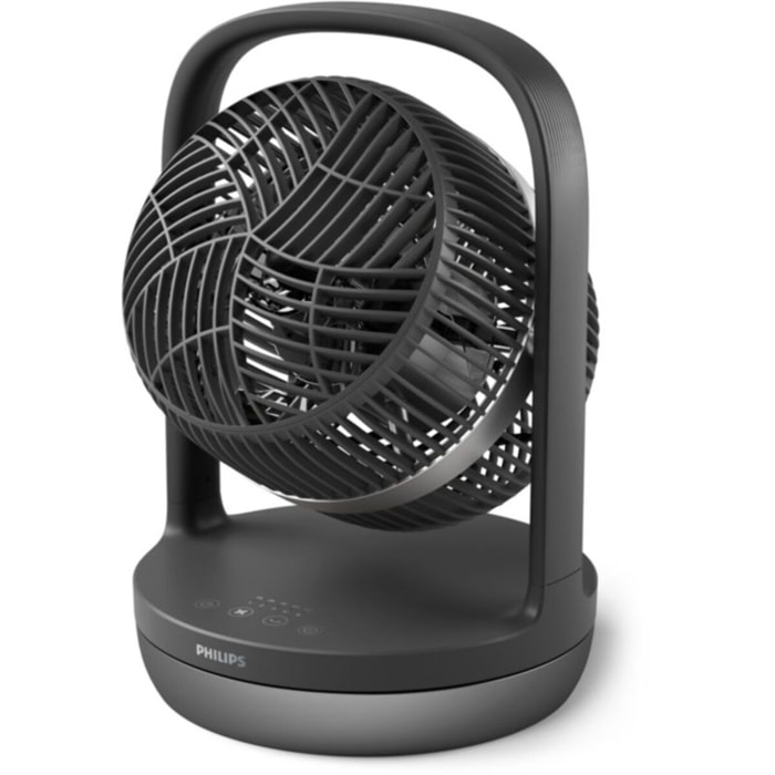 Ventilateur PHILIPS CX3050/01 Série 3000, silencieux 23 db, Noir