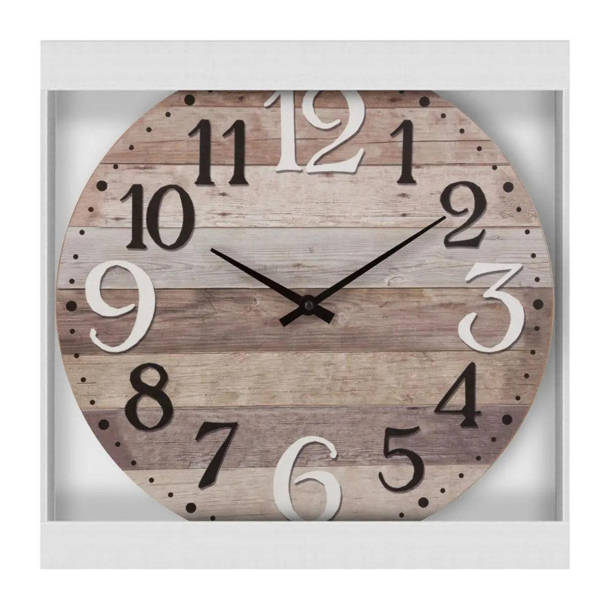 Horloge - bois - D38 cm