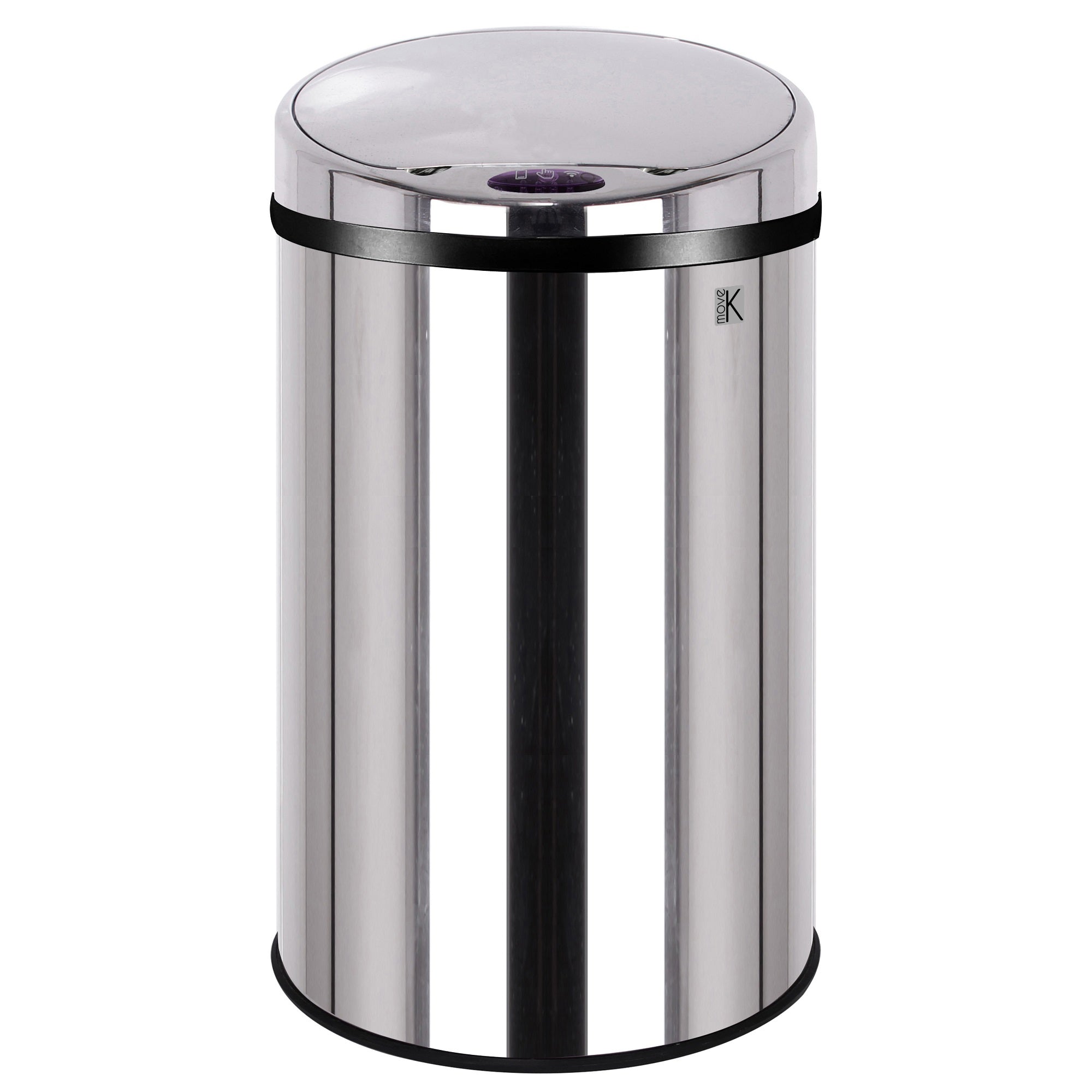 Poubelle automatique inox ARTIC argent 30L