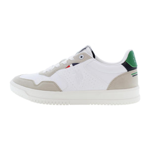 Sneakers U.S. Polo Assn. bianco-verde