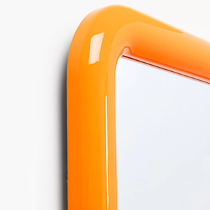 Miroir Eliano 90x90cm orange Kare Design