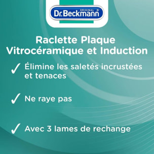 Raclette DR BECKMANN Induction & plaque vitro 3 lames