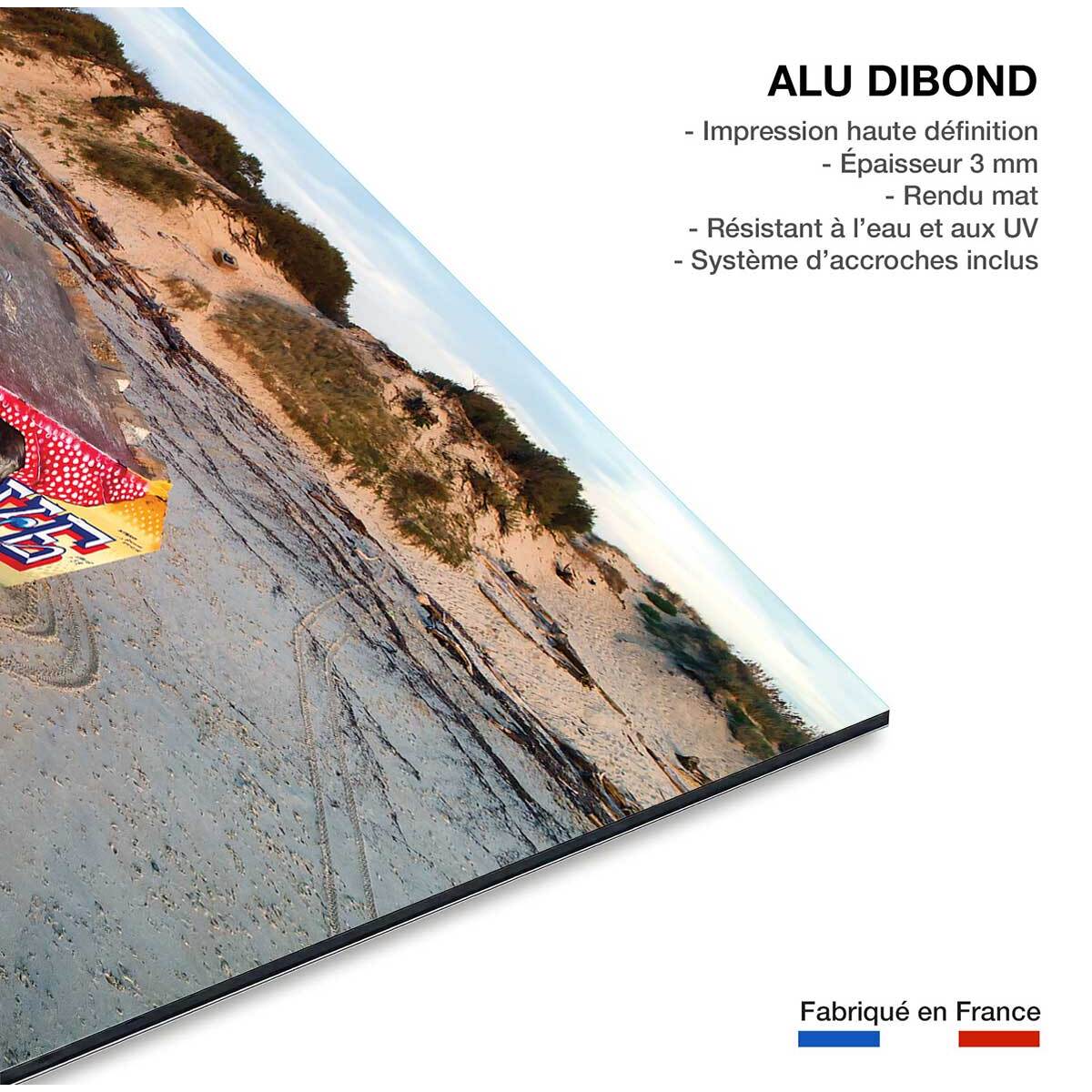 Tableau blockhaus art love Tableau alu Dibond