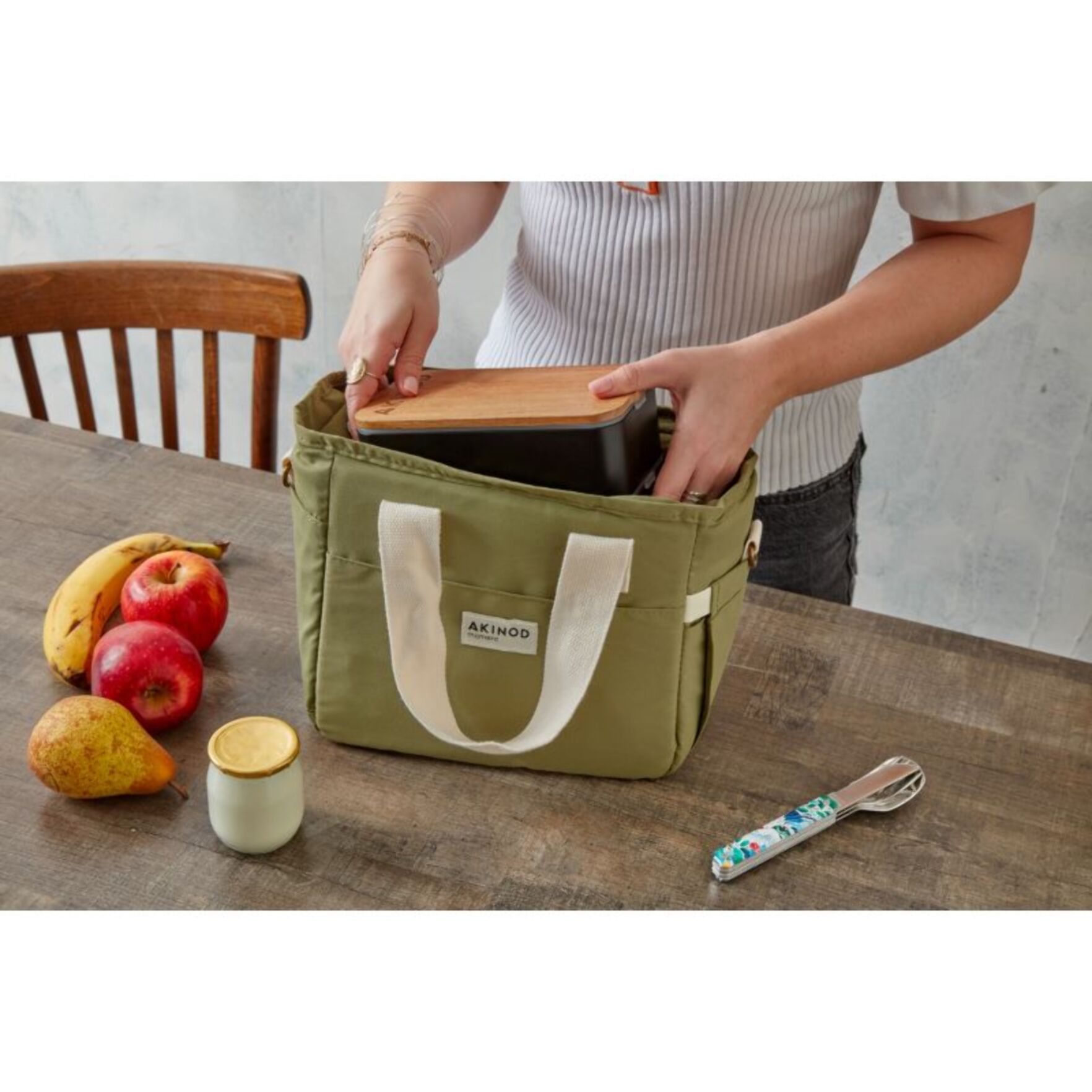 Lunch bag AKINOD 8h17 Olive