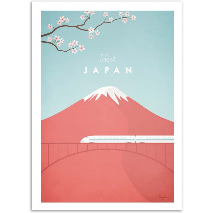 Affiche - Visit Japan - Henry Rivers