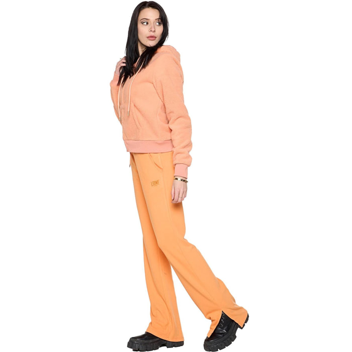 Giacca in sherpa da donna invernale con cappuccio e zip 'Relaxed'