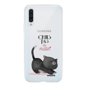 Coque Samsung Galaxy A50 360 intégrale transparente Chuis pas du matin Tendance Evetane.