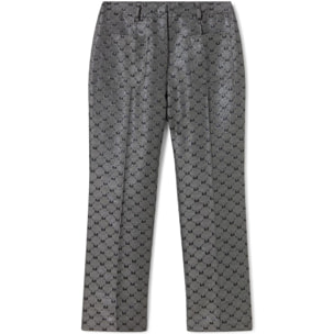 Pantaloni svasati in jacquard M