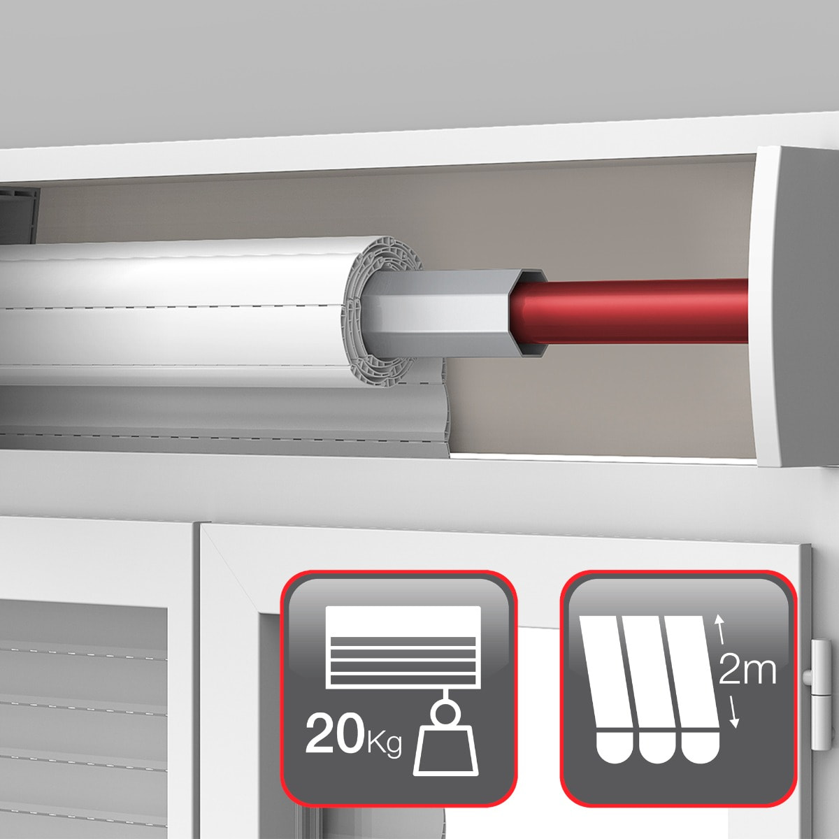 3 Motorisations 6Nm Thomson pour volets roulants et stores