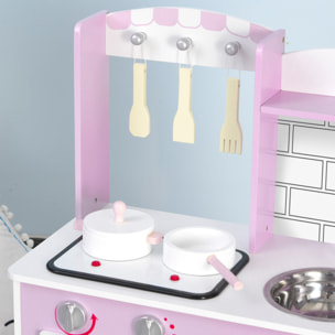 Cocinita de Juguete Educativo con Función de Sonido Rosa