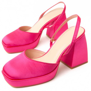 Zapato de tacón - Rosa - Altura: 10 cm