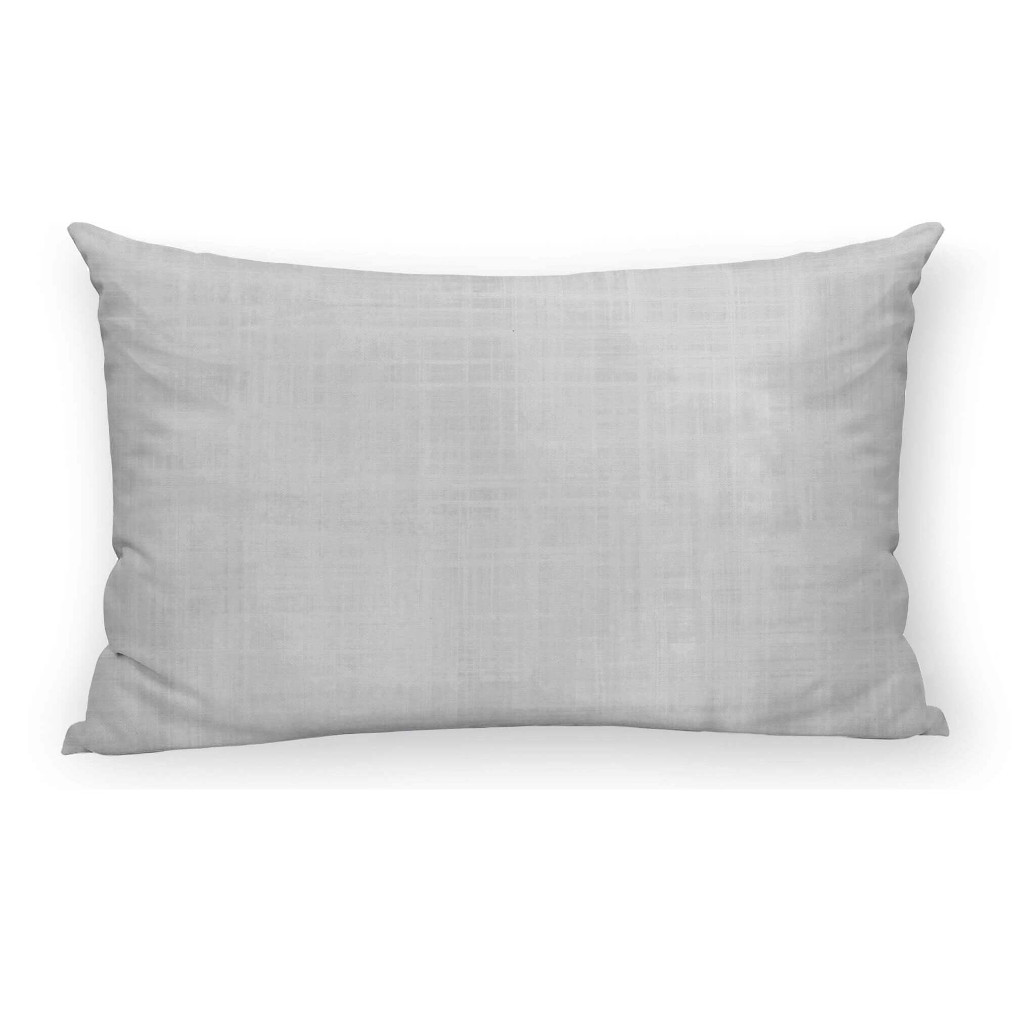 Housse de coussin 100% coton Gris 30x50 cm