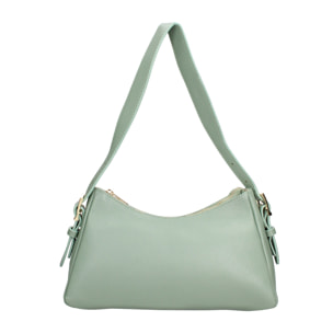 Borsa a mano da donna Made in Italy - Modello Calliope - 100% pelle - 31.0 x 17.0 x 10.0 cm