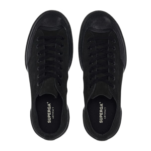 Superga - Sneakers Uomo Donna Nero - 2432 WORKS SUEDE FLESH OUT