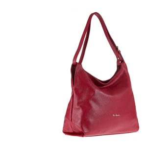 Borsa a spalla da donna Made in Italy - Modello Divina - 100% pelle - 36.0 x 31.0 x 12.0 cm