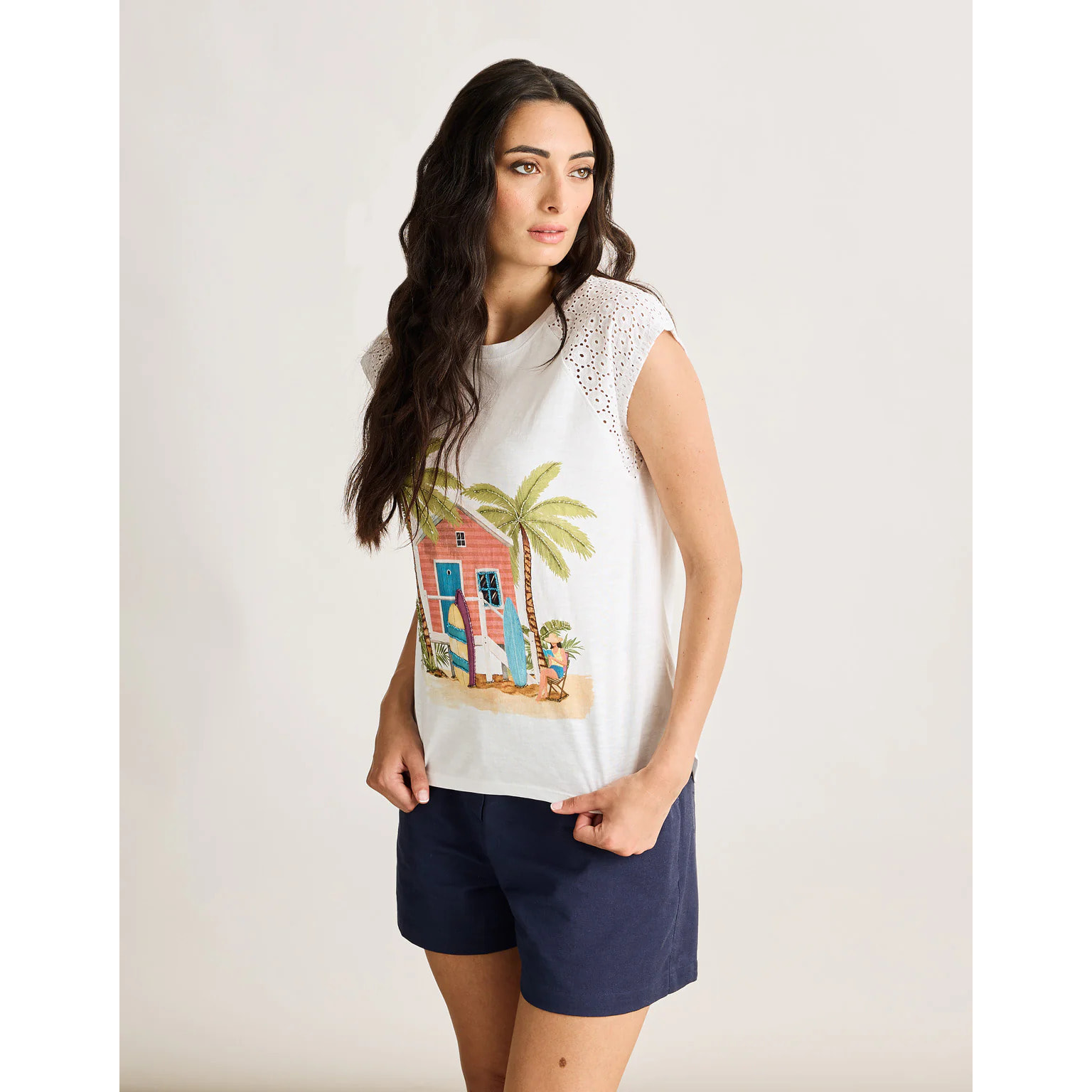 Camiseta Manga Corta Blanco - Surjhaus