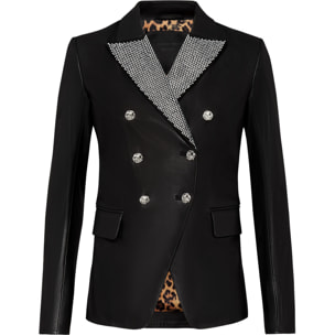 PHILIPP PLEIN Blazer de cuero